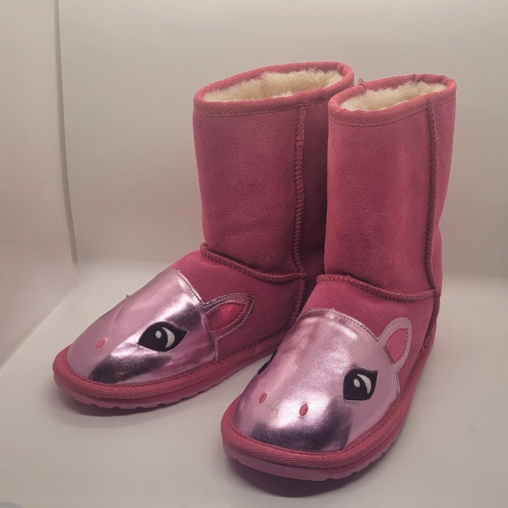 EMU Australia Pony | Hot Pink | Wool lining | Kids size 2